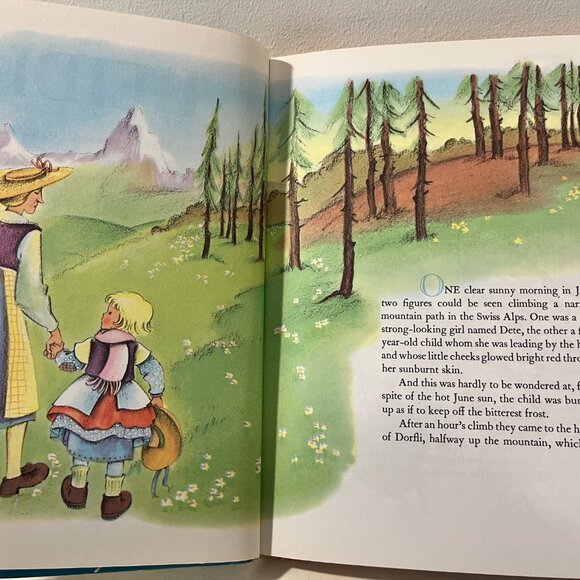 Vintage Dandelion Library Dual Book Hardcover - The Story of Babar and Heidi - Picture 5 of 9